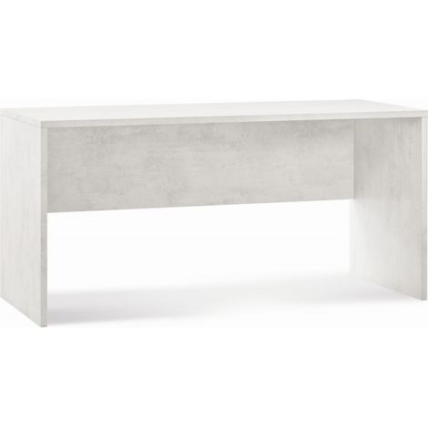 Scrivania 160L x 69P x h76 – Finitura Bianco Opaco – Sarmog (1/4)
