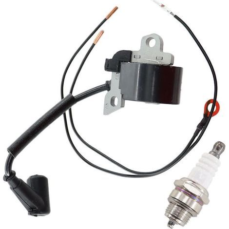 Bobina di accensione per motoseghe Stihl 024 026 028 029 034 036 038 039 044 048 MS240 MS260 MS290 MS310 MS360 MS360C MS390 MS440 MS640. Sostituisce la candela BPMR7A. (1/5)