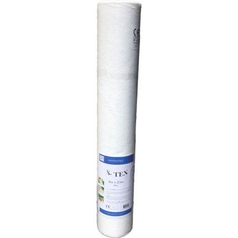 GEOTEXTIL S-TEX 2M X 25M POLYPRO 90GR UNVERROTTBAR