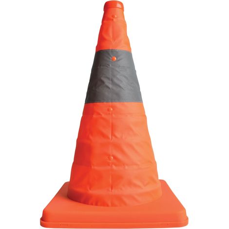 Foldable 410mm Signal Cone for Safety and Traffic Control