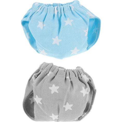Lot de 2 couches pour cobayes : couches lavables, douces et absorbantes pour petits animaux (écureuils et lapins) - Sous-vêtements de propreté réutilisables et remplaçables. (1/5)