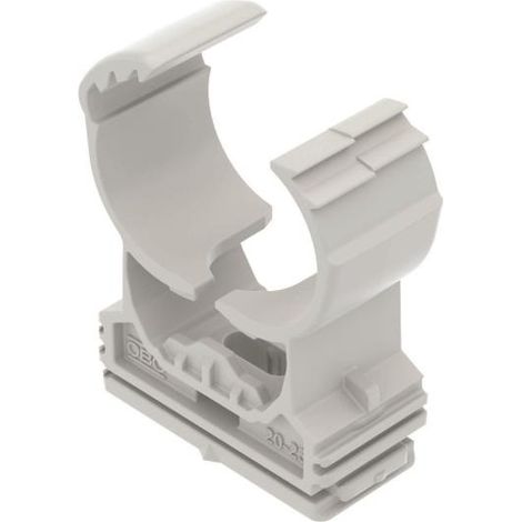 OBO Bettermann Abrazadera proQuick 19,5-23,5mm poliamida gris claro RAL 7035, 2147310