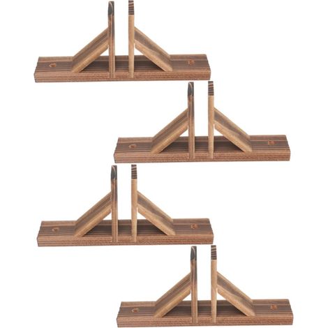 Base de Clôture en pour Jardin Lot de 4 Supports Anti-Basculement pour Petite Clôture en Stabilité pour Cour et Pelouse (1/5)