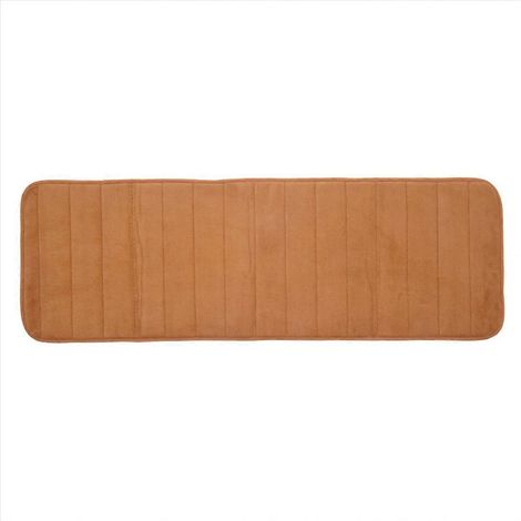 Tapis de sol absorbant antidérapant en mousse à mémoire de forme 120 x 40 cm, couleur kaki (1/5)