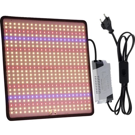 Lámpara LED de cultivo, espectro completo, disipación de calor eficiente, 1 unidad (1/2)