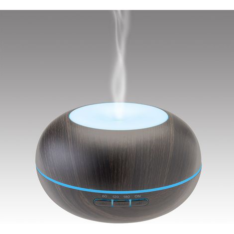 Bimar DA25 Diffusore Aromi Oli Essenziali Ultrasuoni Luci LED 7 Colori Timer Serbatoio 300 ml colore Legno Scuro (1/5)