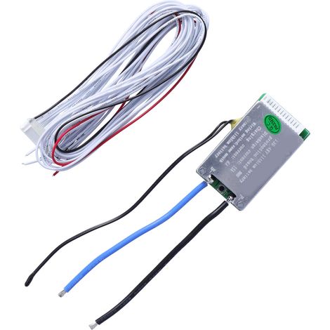 Batterieschutzplatine (BMS) für ternäre Lithiumzellen-Packung mit gleichem Elektrodenabstand, symmetrisch, 13S, 48V, 15A (6A Ladestrom) (1/5)