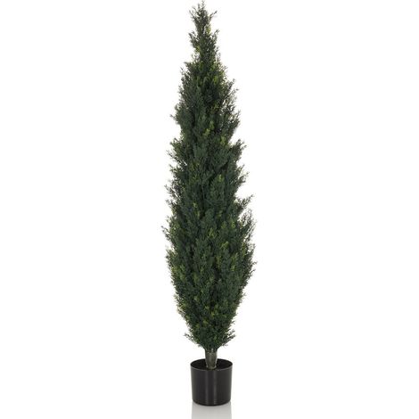 [NEUWERTIG] B-Ware hjh OFFICE Kunstpflanze Kunstbaum Zeder CEDRUS 152 cm grün künstlich Kunstblume (1/2)