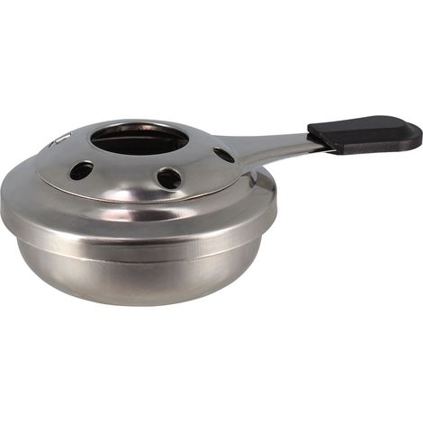 Brûleur à fondue en acier inoxydable 14,5cm