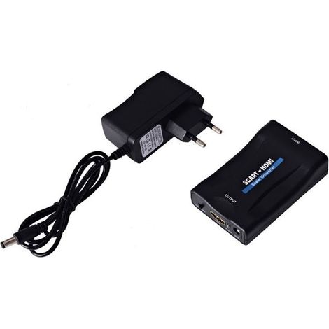 Converter of voltage promotionnel - Peritel toward HDMI 1080p 60 Hz - Adapter Peritel Plug and Play - Housing converter analogique-numérique - Adapter audio and video (1/5)