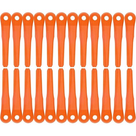 Lot de 40 lames de rechange pour Stihl Polycut 6-2, 6-3, 7-3, 28-2, 48-2 Coupe Bordure, couteaux en plastique 400 2007 1000 (1/5)