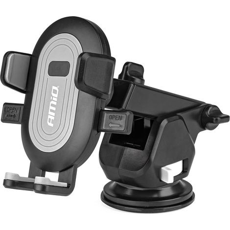 Soporte para teléfono de coche con ventosa hold-18 amio-02917 (1/5)