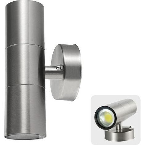 Trade Shop - Led Applique Cilindro Doppio Luce Arriba Y Abajo Sotto Sopra 5w -