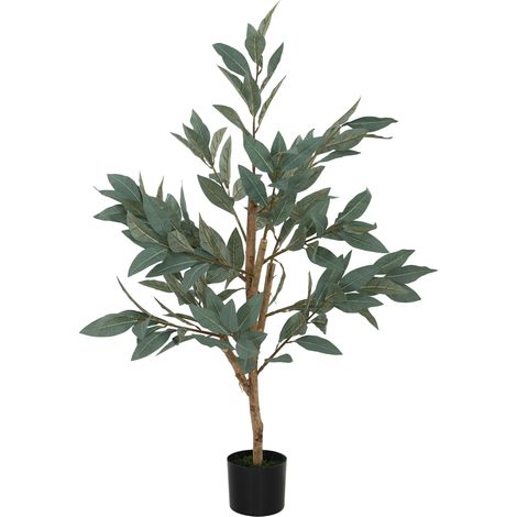 Laurier artificiel 120 cm, décoration intérieur/extérieur vert 120 cm
