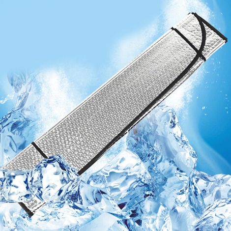 Store pare-soleil pour pare-brise voiture 130x60cm Isolant thermique et anti-UV universel (1/5)