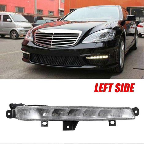 Luces antiniebla LED DRL del lado izquierdo para coche, luces de circulación diurna para W221 S63 AMG 2007-2013 2218201356 Hy（） (1/3)