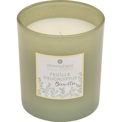 Vela perfumada "Mael" eucalipto 190 g verde claro (1/4)
