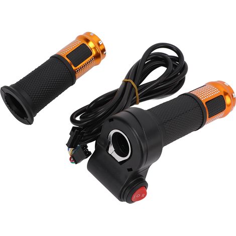 Poignée d'accélérateur électrique universelle 6 fils pour VAE 12V‑99V avec 2 sections et 3 vitesses (1/5)