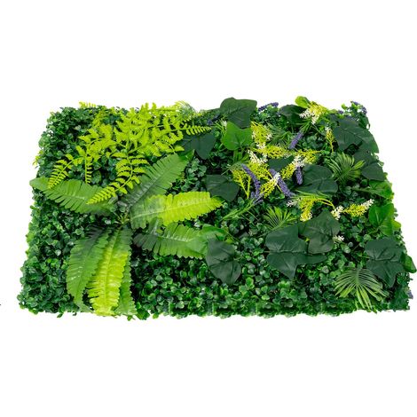 Parete verde, pannelli resistenti, design realistico, Verde (1/2)
