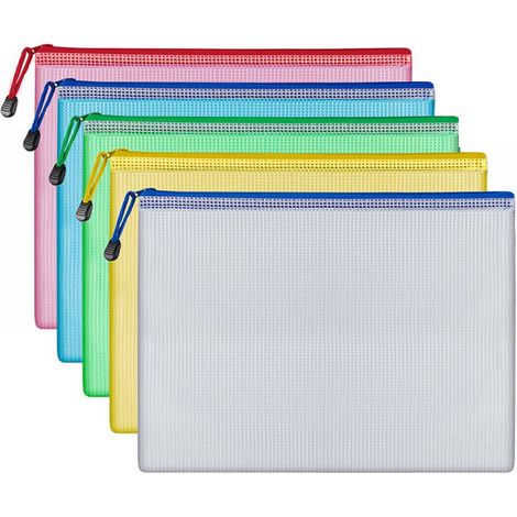 Bolsa Con Cierre De Malla - 10 Unidades - 33 5 X 24 5 Cm (1/5)