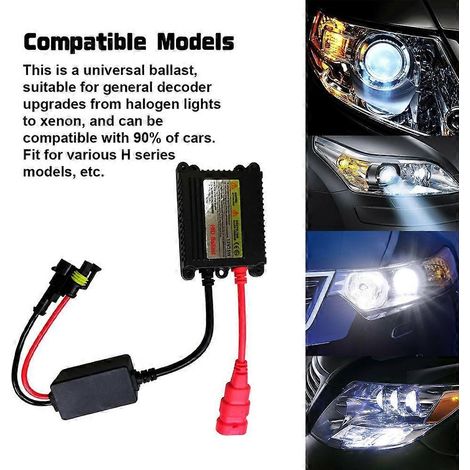 55-W-Ultradünnes Xenon-Vorschaltgerät, Kfz-Scheinwerferstabilisator, Xenon-Lampen-Vorschaltgerät-Ersatz für H Se