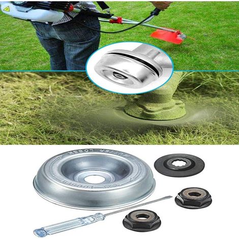 4 pezzi di ricambio e accessori per tosaerba STIHL FS55 FS56 FS120 FS130 FS130R FS200 FS200R FS250, lama in metallo di alta qualità per kit di sostituzione della lama del decespugliatore STIHL