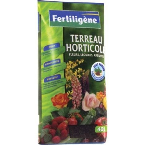 Terreau Fertiligene potting soil 40 kg engrais enrichi