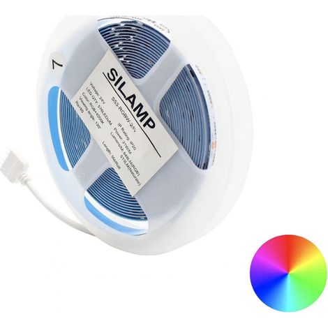 Ruban LED RGBW 24V 21W/m IP20 576LED/m - Blanc Neutre  - SILUMEN