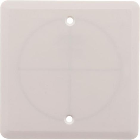 Couvercle Carré 85x85mm Livré Avec Vis (1/3)