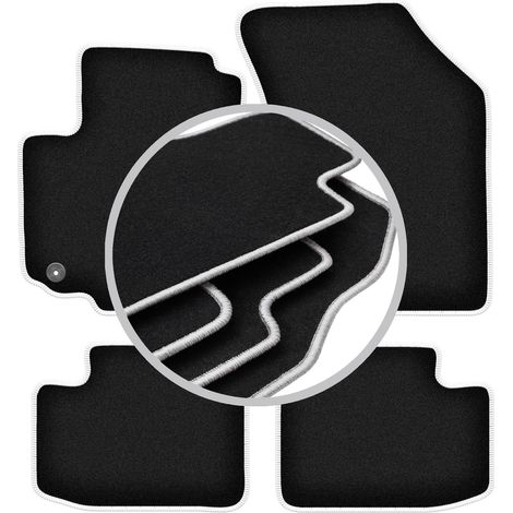 Tapis de sol Carlux argentés pour : Fiat Sedici hatchback (2006-2014) (1/5)