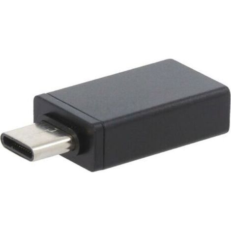 Adattatore USB 3.0 da USB A femmina a USB C maschio nero Cablexpert (1/2)