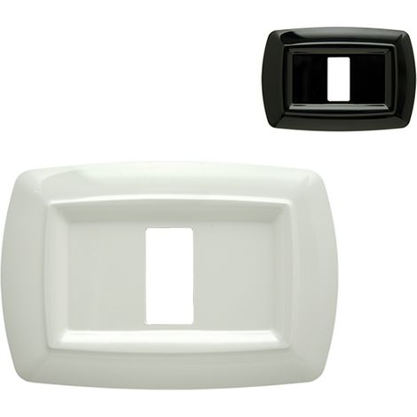 PLACCA 'TONDÒ' 2591/N nera (2 posti)  - FEB