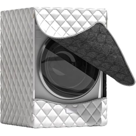 Housse de machine à laver à chargement frontal 2026 – Housse imperméable en tissu Oxford pour sèche-linge à chargement par le haut, pour maison, extérieur, salle de bain, balcon (L) (1/5)