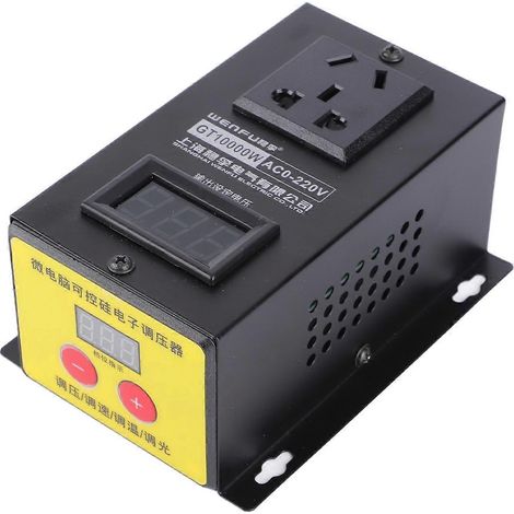 220 V Wechselstrom, 10000 W, hochpräziser, einstellbarer elektronischer Thyristor-Spannungsregler