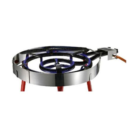 Paravento in acciaio inox per bruciatori per paella a butano 300-500mm ideale