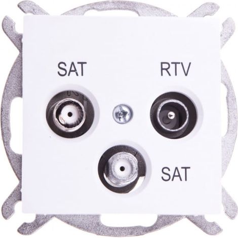 Presa per antenna terminale Sentia RD/TV/SAT/SAT bianca 1460-10