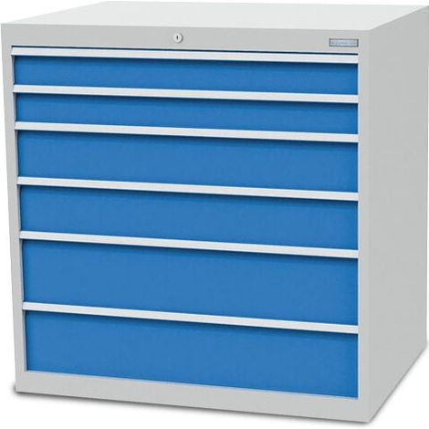 Schubladenschrank Tiefe 736, R 36-24, 6 x Schublade Maße in mm (BxTxH): 1005 x 736 x 1019 (1/4)