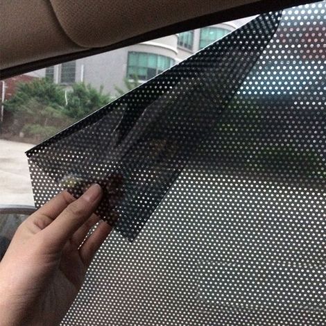 Autocollants pour vitres de voiture (latérales et arrière), lot de 2, 120 x 60 cm, protection UV, autocollants électrostatiques (1/5)