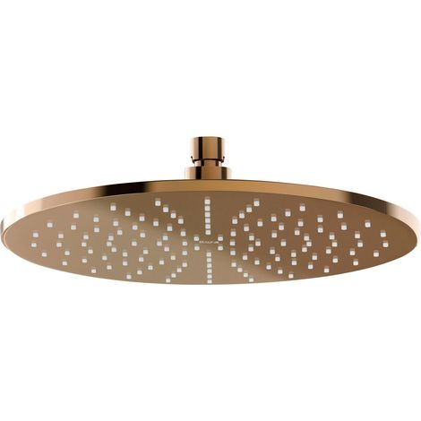 ROCA Douche de tête plafond ou mur Rainsense Ø 300 mm, Rose gold (1/3)