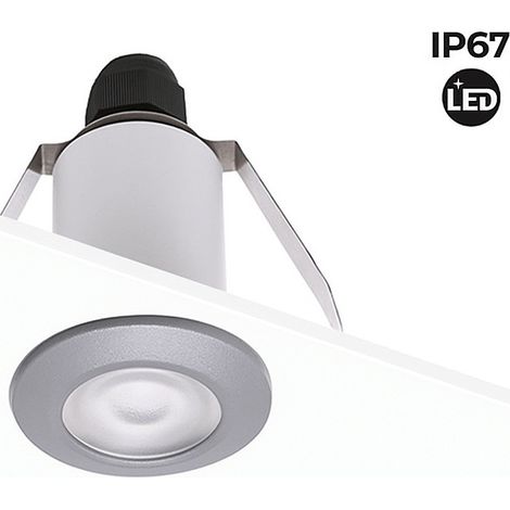 Spot LED encastrable FUMAGALLI "TERESA" - IP67 - Gris