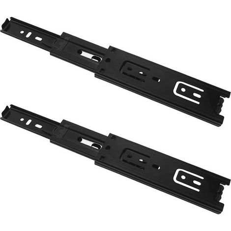 Metall Stahlschubladenführungen mit Kugellager, 15 cm Schublade zum Öffnen durch Drücken hohe Tragkraft 45 kg (1/5)