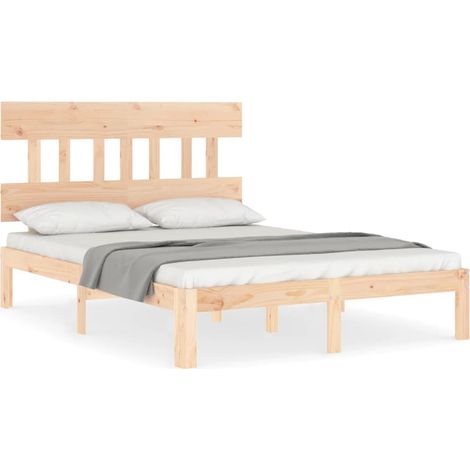 Maison Exclusive - Estructura de cama de matrimonio con cabecero