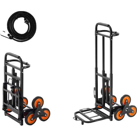 Chariot de montée d'escaliers, design pliable, capacité de 220 lbs, 460lb (1/2)