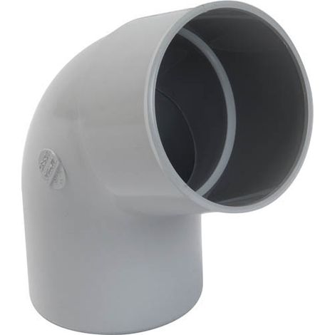 NICOLL Coude mf 67°30 Ø80 gris
