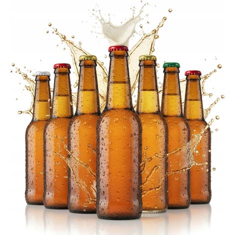 30 bottiglie di vetro a collo lungo da 330 ml per birra, sidro, birra, sidro, 30 pezzi.