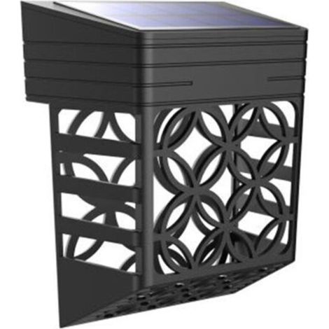 Lampe Solaire Exterieur Jardin, 1Pièces Étanche Lumière Solaire Exterieur, Éclairage Mural D'extérieur pour Portails, Clôtures, Murs, Décoration de Jardin et Éclairage pour Chemins (1/4)