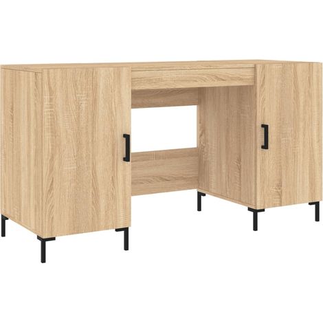 Maison Exclusive - Schreibtisch Sonoma-Eiche 140x50x75 cm Holzwer