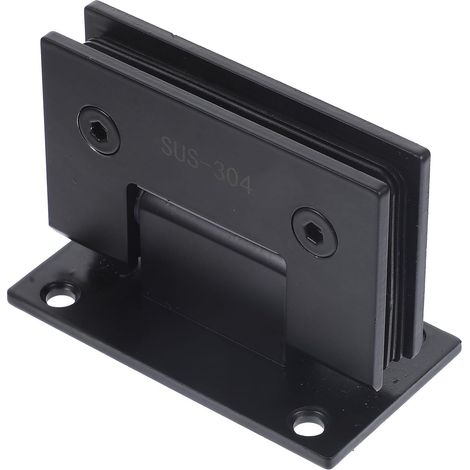 Pince Clip inox pour Porte de Verre de Salle (1/5)