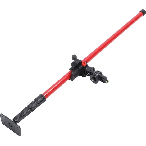 Niveau télescopique 4 m, tige de support de levage, support universel pour niveau laser