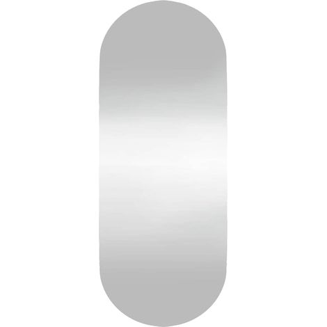 Wandspiegel 20x50 cm Glas Oval vidaXL783290